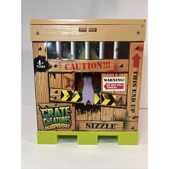 MGA Crate Creatures Surprise Sizzle Interactive Monster with Crate Lights Sounds - Picture 1 of 6